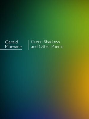 cover image of Green Shadows and other poems